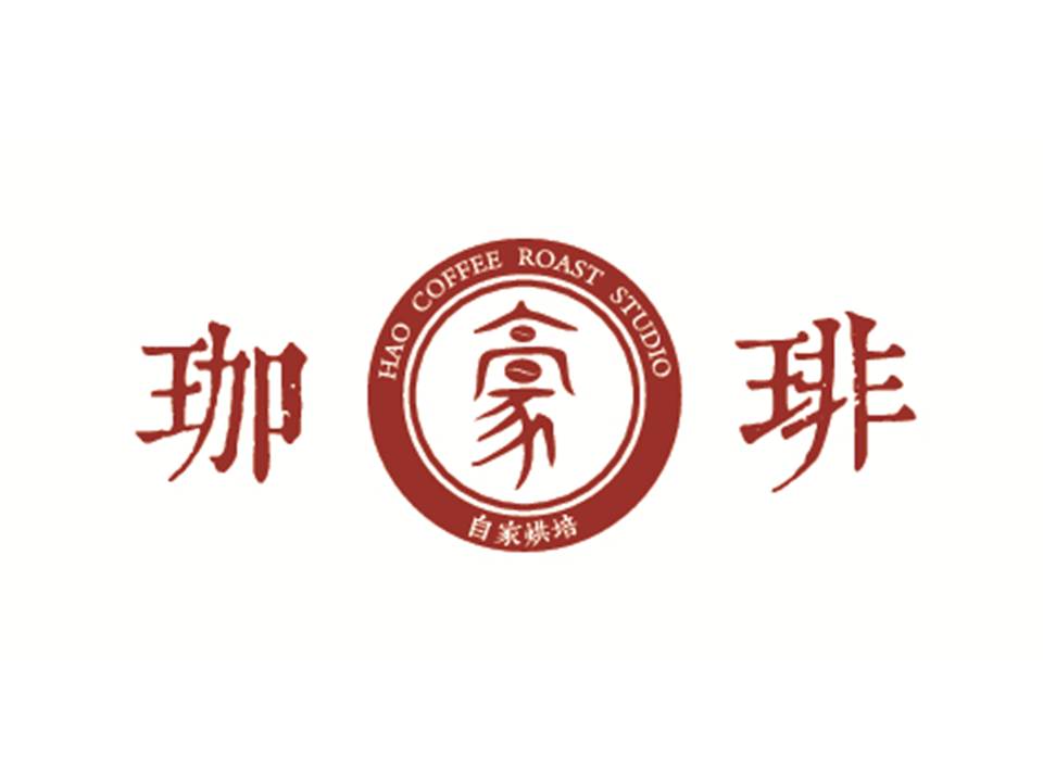 白色的底，有紅色字樣，中間有一個紅圈圈
